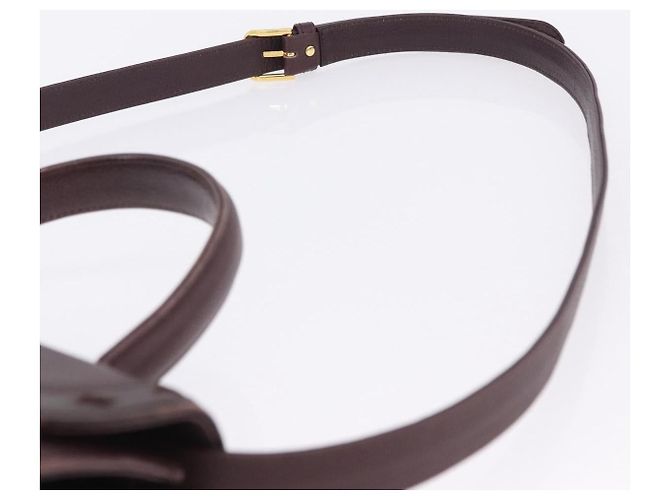 Autre Marque Borsa a mano SAINT LAURENT in pelle 2way Bordeaux tono oro Auth ka6227A Bordò - vista 22