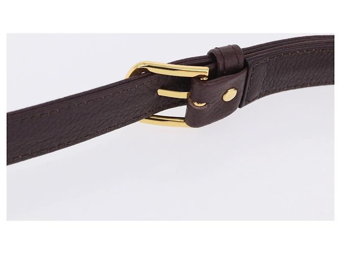 Autre Marque Borsa a mano SAINT LAURENT in pelle 2way Bordeaux tono oro Auth ka6227A Bordò - vista 23