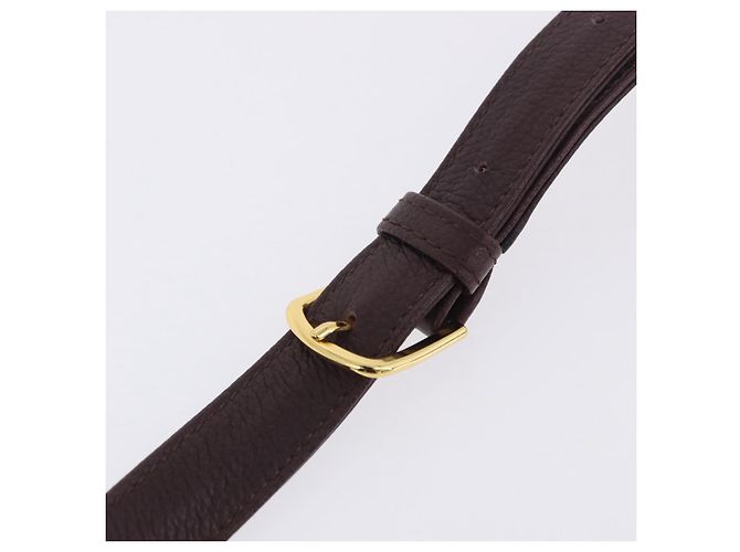 Autre Marque Borsa a mano SAINT LAURENT in pelle 2way Bordeaux tono oro Auth ka6227A Bordò - vista 24