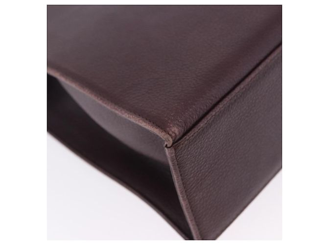 Autre Marque Borsa a mano SAINT LAURENT in pelle 2way Bordeaux tono oro Auth ka6227A Bordò - vista 28