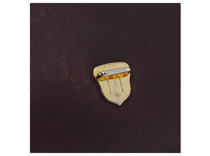 Autre Marque Borsa a mano SAINT LAURENT in pelle 2way Bordeaux tono oro Auth ka6227A Bordò - vista 33
