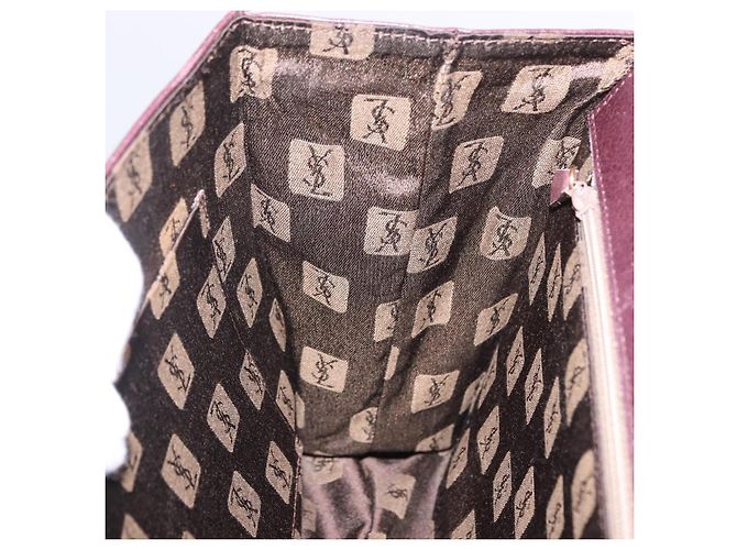 Autre Marque Borsa a mano SAINT LAURENT in pelle 2way Bordeaux tono oro Auth ka6227A Bordò - vista 36