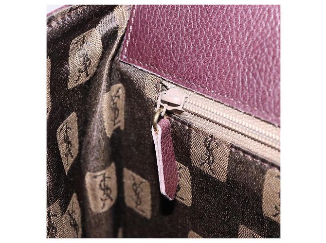 Autre Marque Borsa a mano SAINT LAURENT in pelle 2way Bordeaux tono oro Auth ka6227A Bordò - vista 37