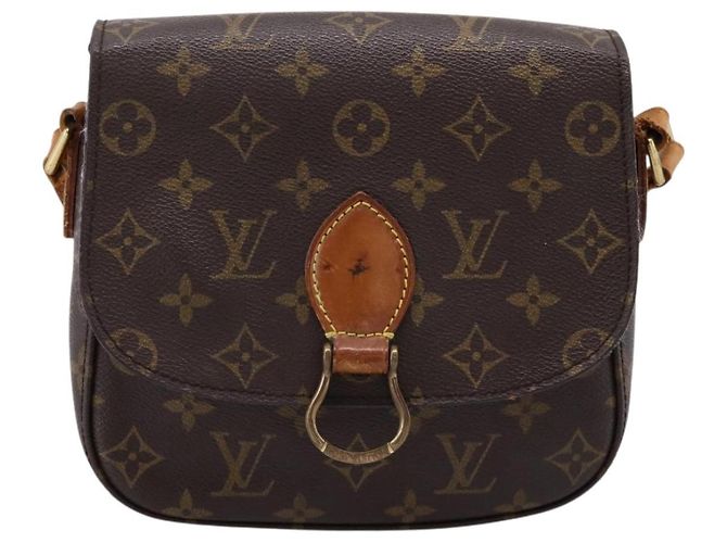 LOUIS VUITTON Monogram Saint Cloud MM Schultertasche M51243 LV Auth LN126 Monogramm - Ansicht 13