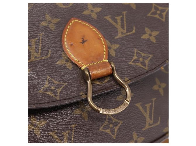 LOUIS VUITTON Monogram Saint Cloud MM Schultertasche M51243 LV Auth LN126 Monogramm - Ansicht 20