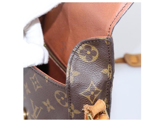 LOUIS VUITTON Monogram Saint Cloud MM Schultertasche M51243 LV Auth LN126 Monogramm - Ansicht 22