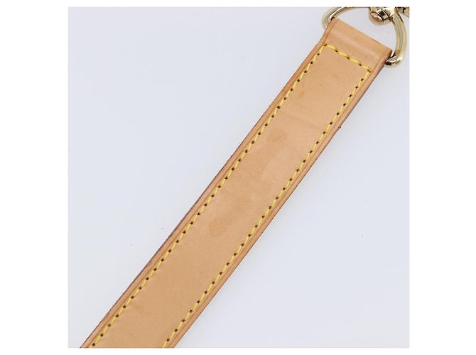 LOUIS VUITTON Tracolla regolabile in pelle 39.8""-47.2"" Beige Auth 203349 - vista 14
