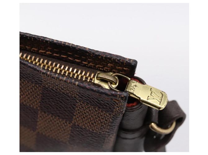 LOUIS VUITTON Damier Ebene Trousse Makeup Pouch N51982 LV Auth 201504A - vista 10