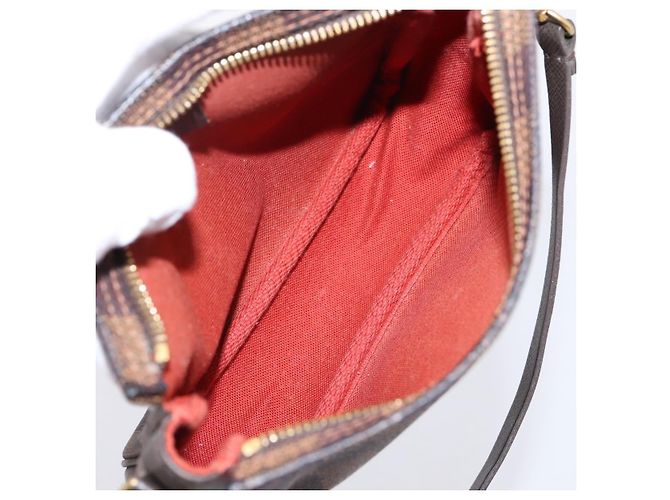 LOUIS VUITTON Damier Ebene Trousse Makeup Pouch N51982 LV Auth 201504A - vista 11