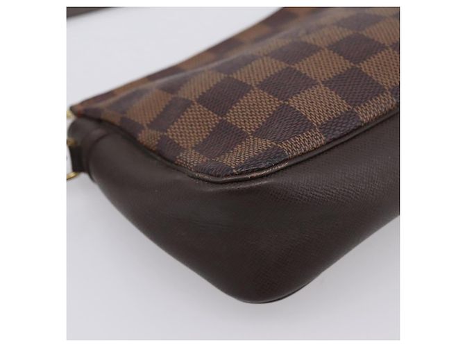 LOUIS VUITTON Damier Ebene Trousse Makeup Pouch N51982 LV Auth 201504A - vista 15