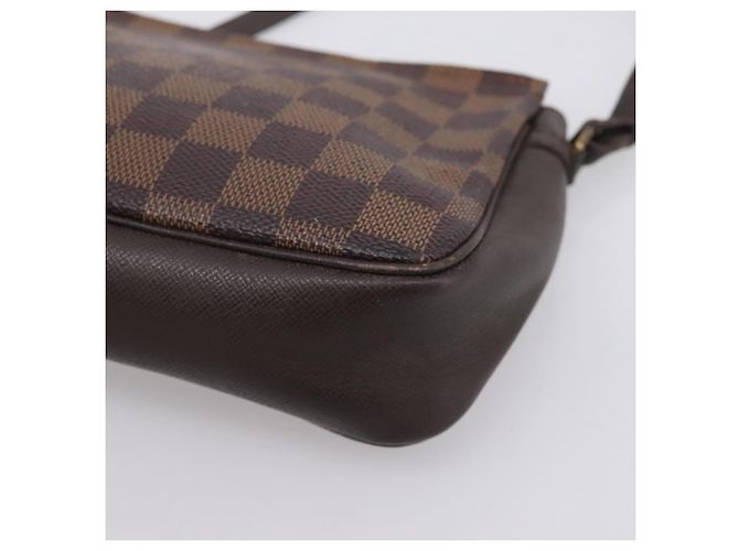 LOUIS VUITTON Damier Ebene Trousse Makeup Pouch N51982 LV Auth 201504A - vista 16