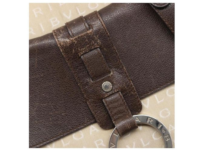 Bulgari Bolso Tote BVLGARI Canvas Beige Silver Auth ar14179 Plata - vista 20
