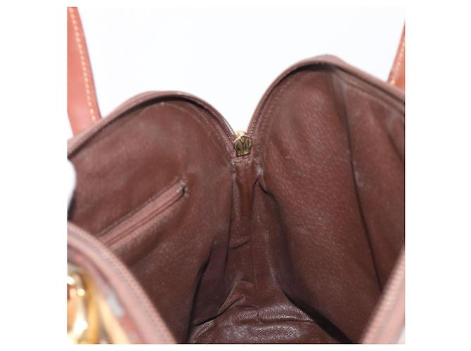 Borsa a mano Burberrys Nova Check PVC Leather 2way Beige Gold Tone Auth BA15534 - vista 23