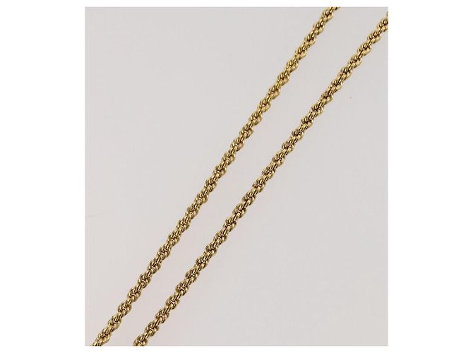 Collana Christian Dior metallo Gold Tone Auth 204947 - vista 10
