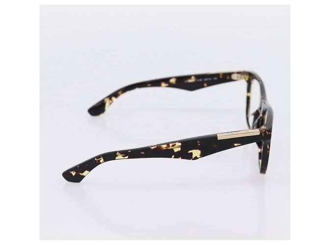 Occhiali da sole BURBERRY Plastica Marrone Tono Oro Auth BA15511 - vista 4