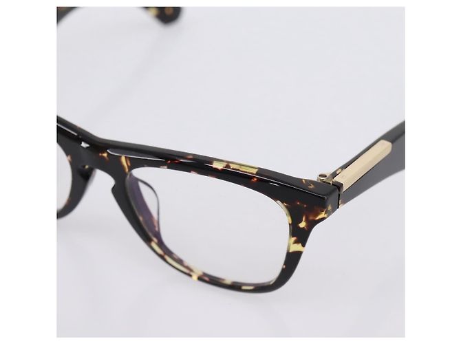 Occhiali da sole BURBERRY Plastica Marrone Tono Oro Auth BA15511 - vista 8