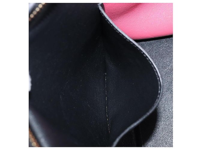 Céline Borsa a mano CELINE Trapeze in pelle 2way Beige Gold Auth 203653 D'oro - vista 24