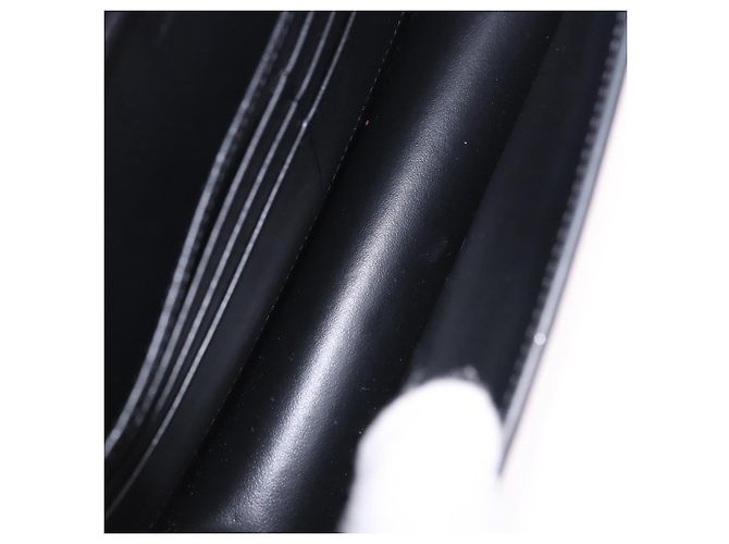 Céline Borsa a tracolla con catena CELINE Triomphe in pelle nera e tono oro Auth ka6199SAM Nero - vista 10