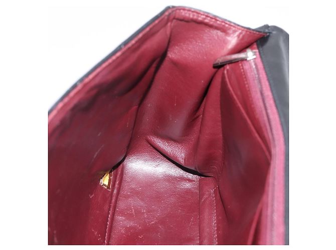 Borsa a tracolla CHANEL Matelasse 30 Chain in pelle d'agnello nera e argento CC Auth yk20928V Nero - vista 21