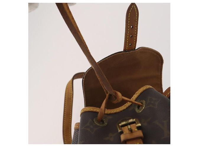 Zaino LOUIS VUITTON Monogram Montsouris PM M51137 LV Auth 202806 Monogramma - vista 20