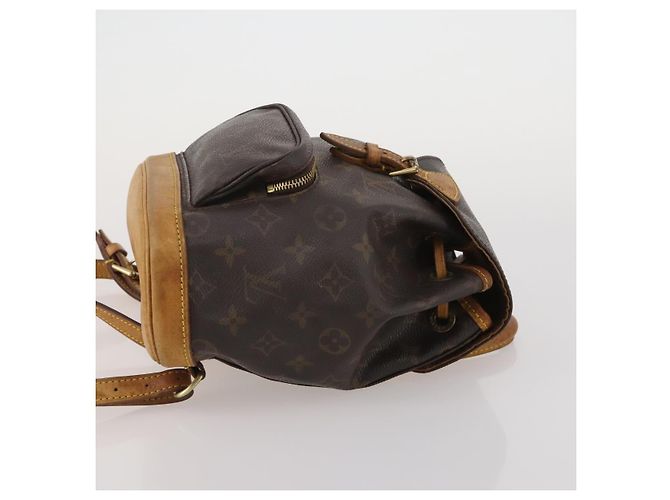 Zaino LOUIS VUITTON Monogram Montsouris PM M51137 LV Auth 202806 Monogramma - vista 3
