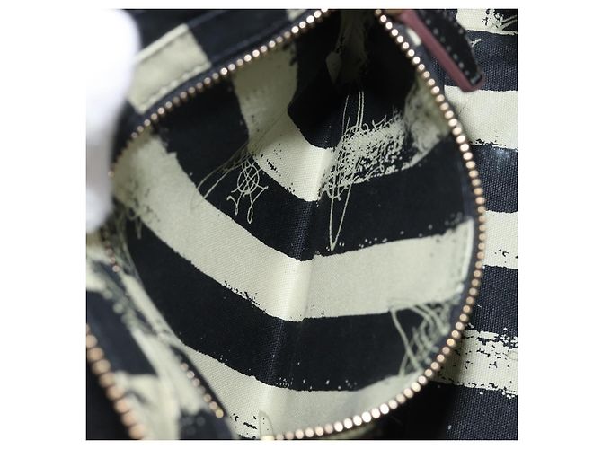 Borsa a mano Vivienne Westwood in pelle 2way Nero Oro Auth LN142A D'oro - vista 26