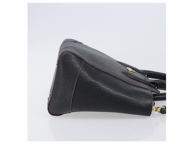 Borsa a mano Vivienne Westwood in pelle 2way Nero Oro Auth LN142A D'oro - vista 3