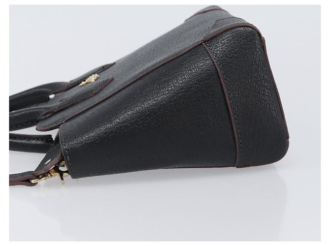 Borsa a mano Vivienne Westwood in pelle 2way Nero Oro Auth LN142A D'oro - vista 4