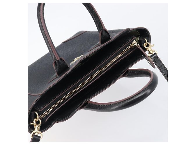 Borsa a mano Vivienne Westwood in pelle 2way Nero Oro Auth LN142A D'oro - vista 6