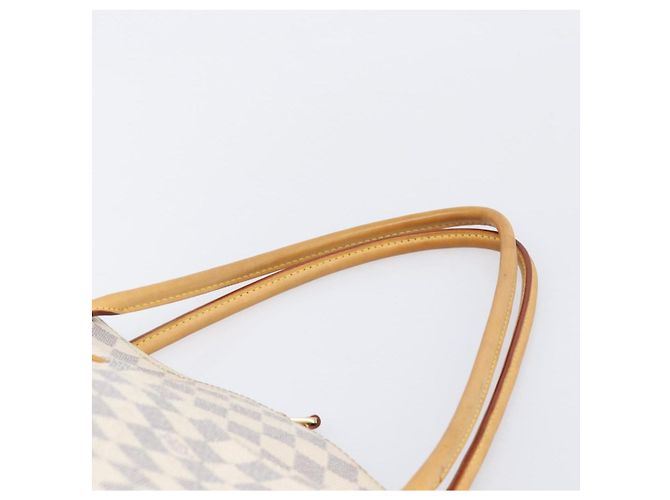 Borsa Tote LOUIS VUITTON Damier Azur Figueri GM N41175 LV Auth ki6824V - vista 14