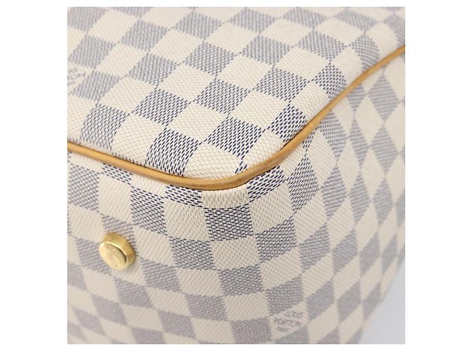 Borsa Tote LOUIS VUITTON Damier Azur Figueri GM N41175 LV Auth ki6824V - vista 15