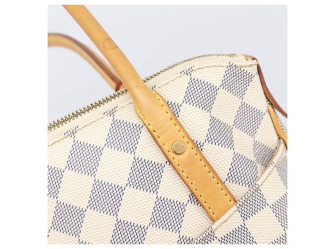Borsa Tote LOUIS VUITTON Damier Azur Figueri GM N41175 LV Auth ki6824V - vista 18