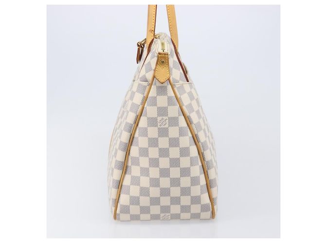 Borsa Tote LOUIS VUITTON Damier Azur Figueri GM N41175 LV Auth ki6824V - vista 3
