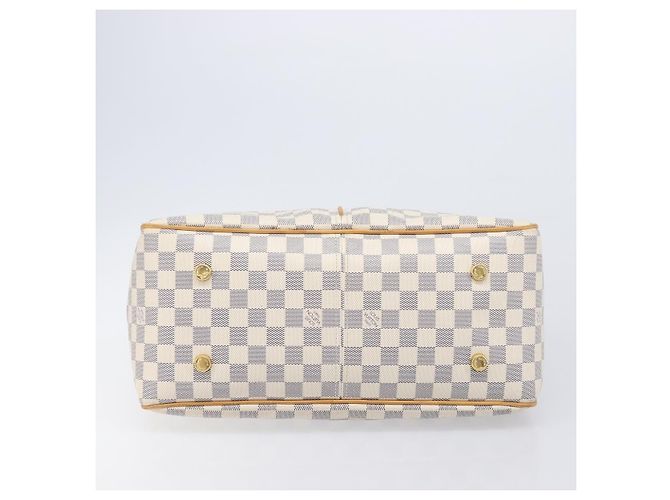 Borsa Tote LOUIS VUITTON Damier Azur Figueri GM N41175 LV Auth ki6824V - vista 5