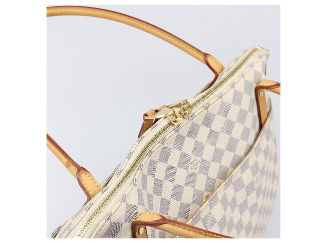 Borsa Tote LOUIS VUITTON Damier Azur Figueri GM N41175 LV Auth ki6824V - vista 6
