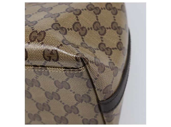 Borsa a tracolla GUCCI GG crystal Coated Canvas Beige Gold 419689 Auth ki6829V D'oro - vista 15