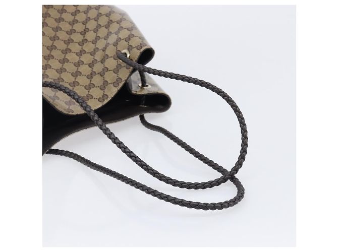 Borsa a tracolla GUCCI GG crystal Coated Canvas Beige Gold 419689 Auth ki6829V D'oro - vista 7