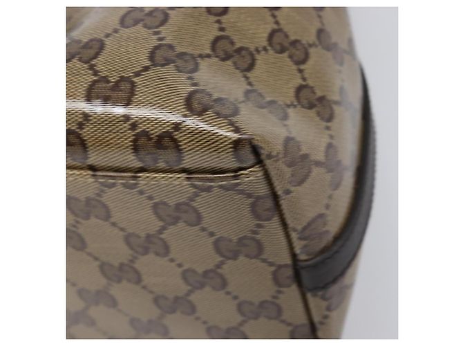 Borsa a tracolla GUCCI GG crystal Coated Canvas Beige Gold 419689 Auth ki6829V D'oro - vista 9
