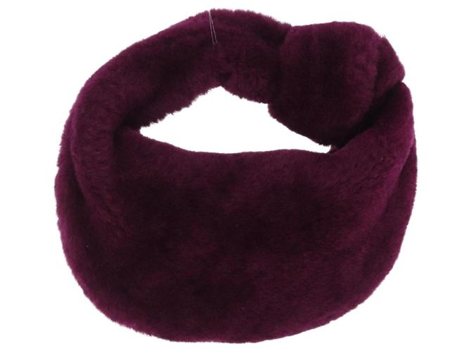 Borsa a mano BOTTEGA VENETA Jody Mini in shearling Viola Oro Auth 203692M D'oro Porpora - vista 2