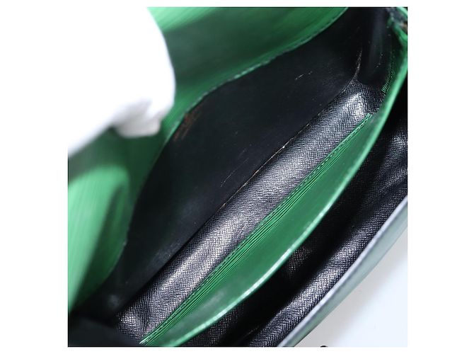 LOUIS VUITTON Bolso de hombro Epi Cartouchiere MM Verde M52244 LV Auth 205149V - vista 10
