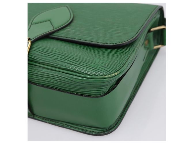 LOUIS VUITTON Bolso de hombro Epi Cartouchiere MM Verde M52244 LV Auth 205149V - vista 14