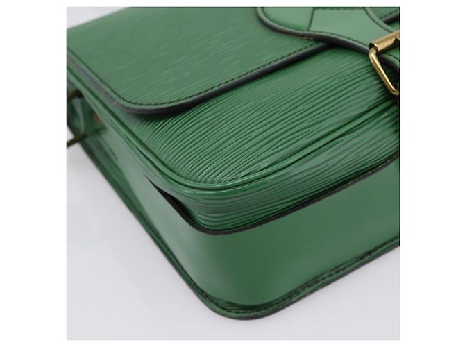 LOUIS VUITTON Bolso de hombro Epi Cartouchiere MM Verde M52244 LV Auth 205149V - vista 15