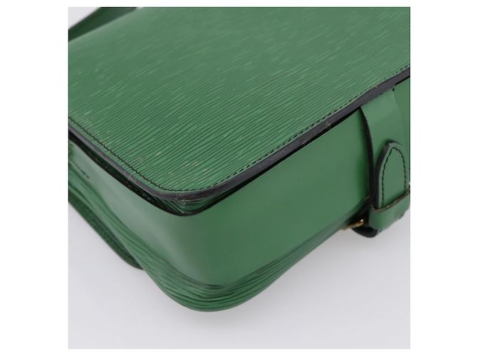 LOUIS VUITTON Bolso de hombro Epi Cartouchiere MM Verde M52244 LV Auth 205149V - vista 17