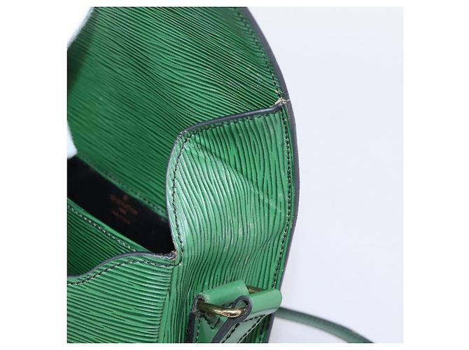 LOUIS VUITTON Bolso de hombro Epi Cartouchiere MM Verde M52244 LV Auth 205149V - vista 20