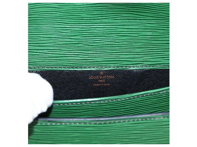 LOUIS VUITTON Bolso de hombro Epi Cartouchiere MM Verde M52244 LV Auth 205149V - vista 21