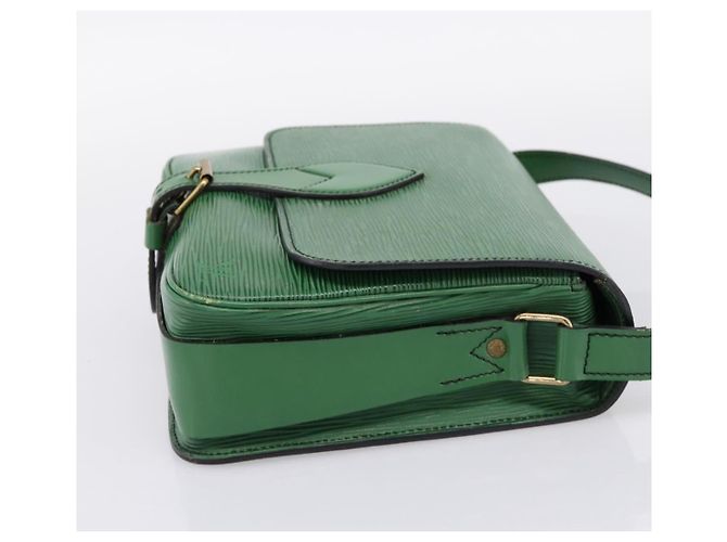LOUIS VUITTON Bolso de hombro Epi Cartouchiere MM Verde M52244 LV Auth 205149V - vista 4