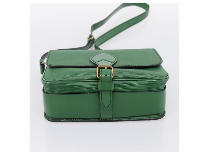 LOUIS VUITTON Bolso de hombro Epi Cartouchiere MM Verde M52244 LV Auth 205149V - vista 5