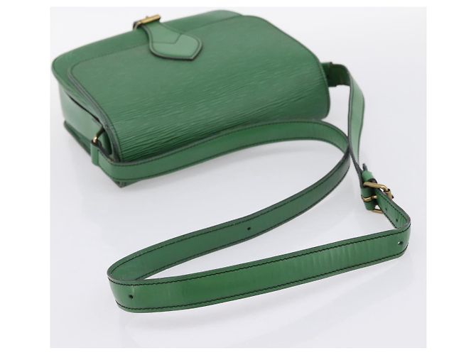 LOUIS VUITTON Bolso de hombro Epi Cartouchiere MM Verde M52244 LV Auth 205149V - vista 7