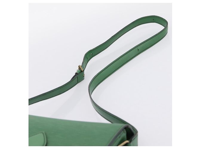 LOUIS VUITTON Bolso de hombro Epi Cartouchiere MM Verde M52244 LV Auth 205149V - vista 8