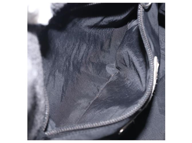 Bolsa Miu Miu em feltro cinza Auth 205081 Marrom - vista 21